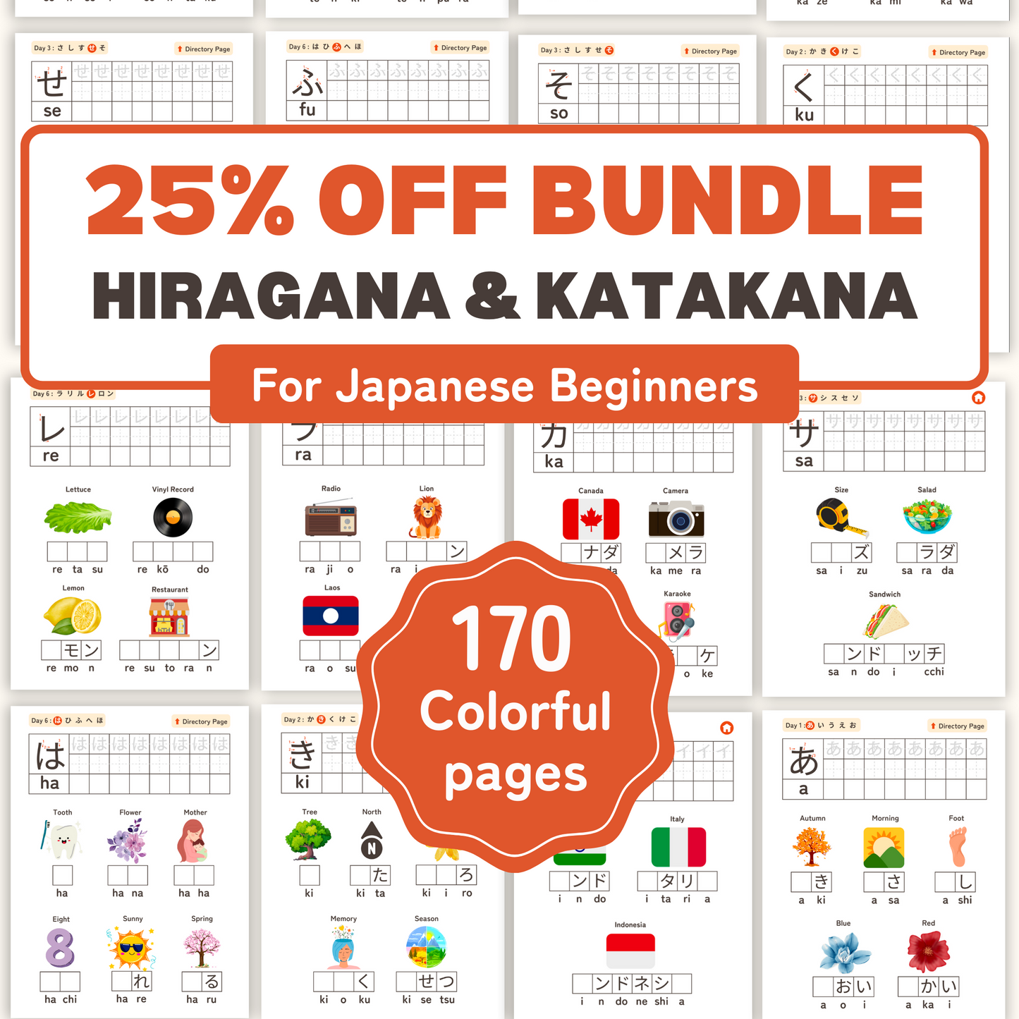 25% OFF BUNDLE: Hiragana and Katakana