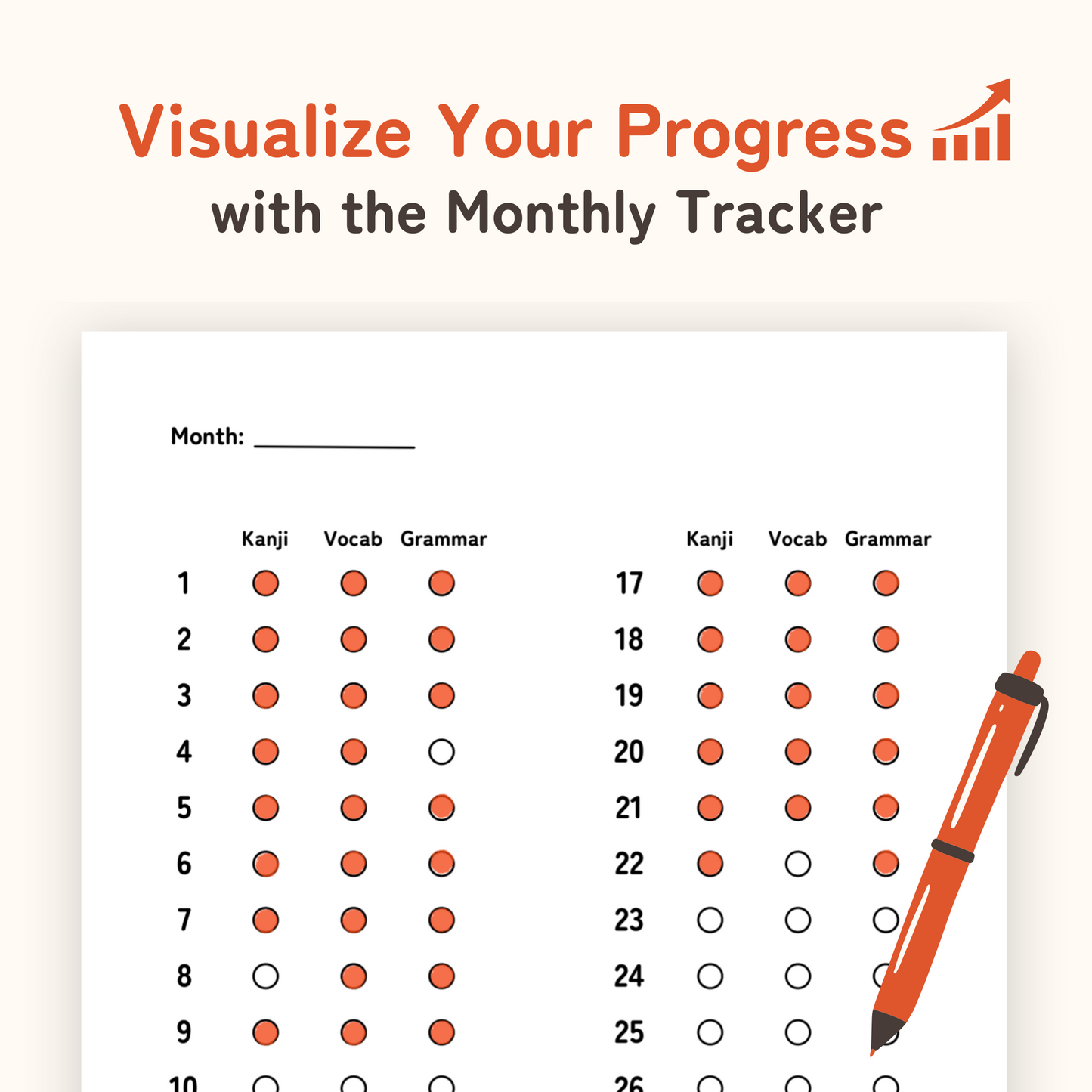 Japanese Study Tracker