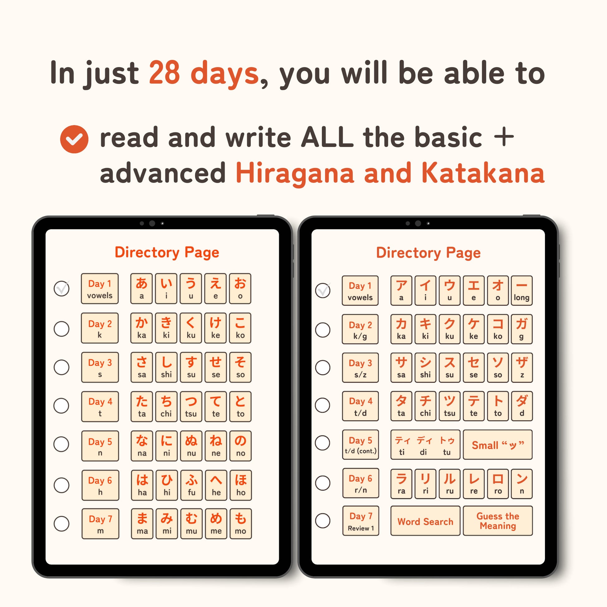 25% OFF! Hiragana and Katakana Bundle: Learn 550+ Basic Japanese Words and 20 Common Expressions - Instant Digital Download